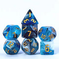 Acrylic Blue 4-Color Blend Dice