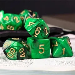 Acrylic Green & Black Mix