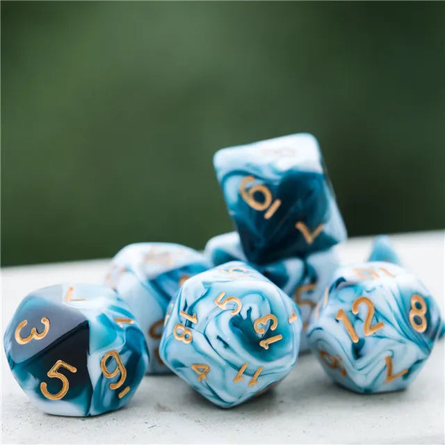 Acrylic Blue & White Mix
