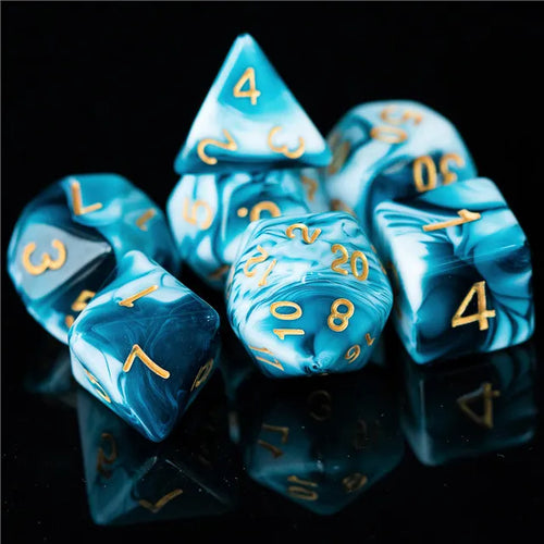 Acrylic Blue & White Mix