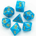 Acrylic Blue Macaron Dice